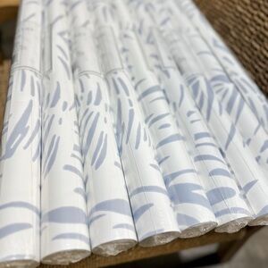 NEW Serena & Lily Palm Wallpaper-Coastal Blue